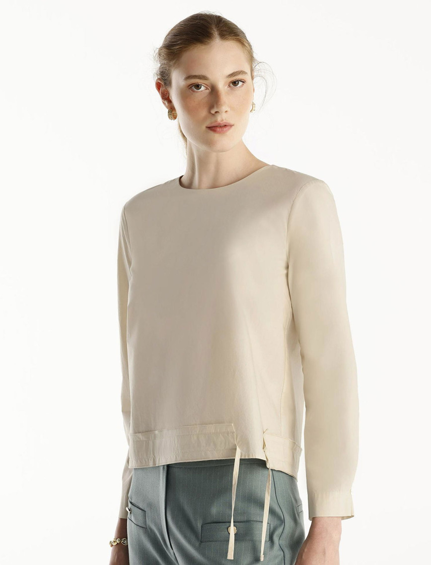 YARGICI Önü Bağlama Detaylı Bluz YARGICI Önü Bağlama Detaylı Bluz