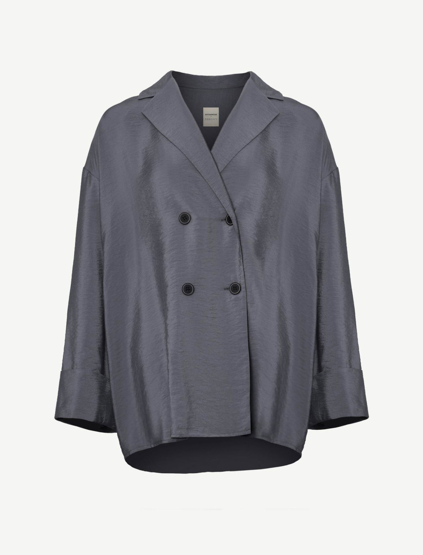 YARGICI Bol Kesim Kruvaze Ceket YARGICI Bol Kesim Kruvaze Ceket