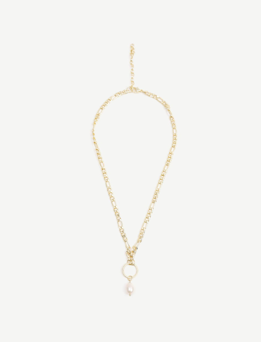 YARGICI İnci Uçlu Zincir Kolye YARGICI İnci Uçlu Zincir Kolye