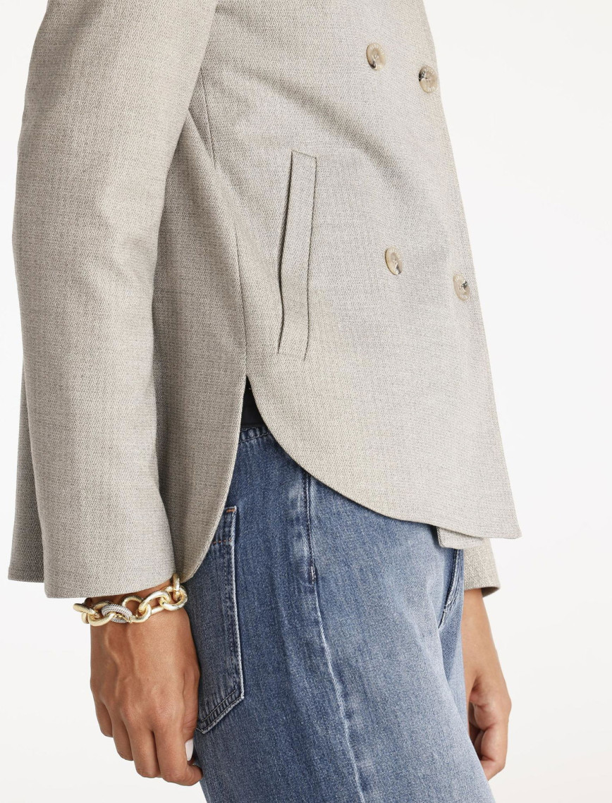 YARGICI A Form Kruvaze Ceket YARGICI A Form Kruvaze Ceket