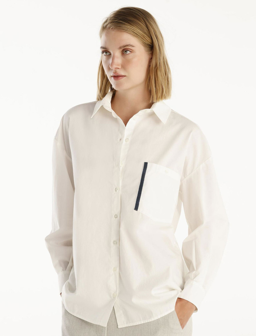 YARGICI Cepli Uzun Kollu Gömlek