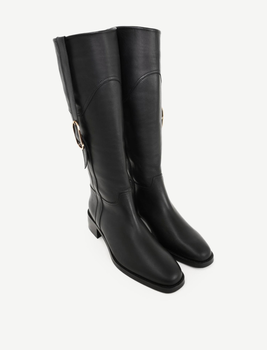 YARGICI Aksesuar Detaylı Deri Çizme YARGICI Aksesuar Detaylı Deri Çizme