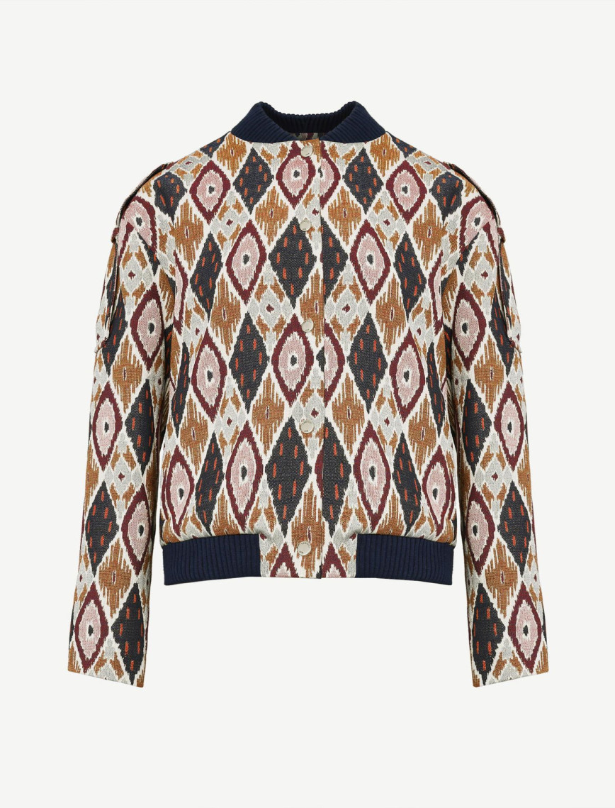 YARGICI Kol Detaylı Bomber Ceket YARGICI Kol Detaylı Bomber Ceket