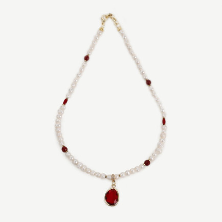 YARGICI Çıkarılabilir Uç Detaylı İnci Kolye YARGICI Çıkarılabilir Uç Detaylı İnci Kolye