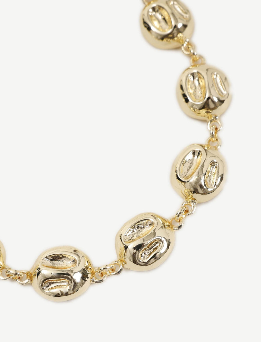 YARGICI Yuvarlak Formlu Gold Kolye YARGICI Yuvarlak Formlu Gold Kolye