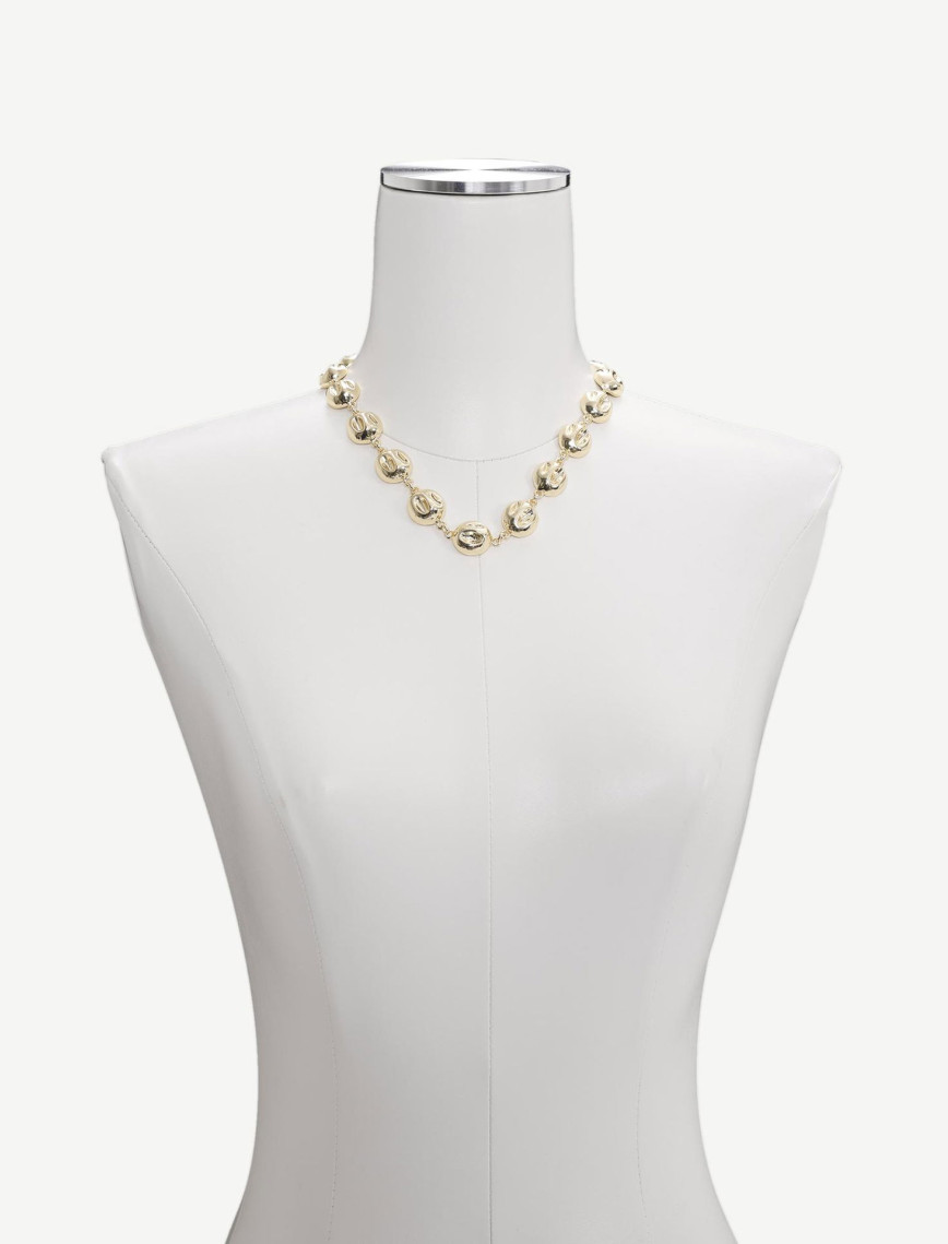 YARGICI Yuvarlak Formlu Gold Kolye YARGICI Yuvarlak Formlu Gold Kolye