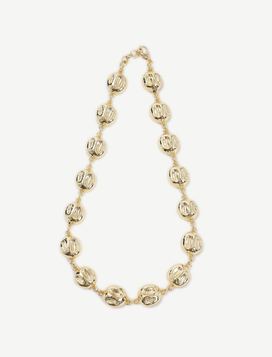 YARGICI Yuvarlak Formlu Gold Kolye YARGICI Yuvarlak Formlu Gold Kolye