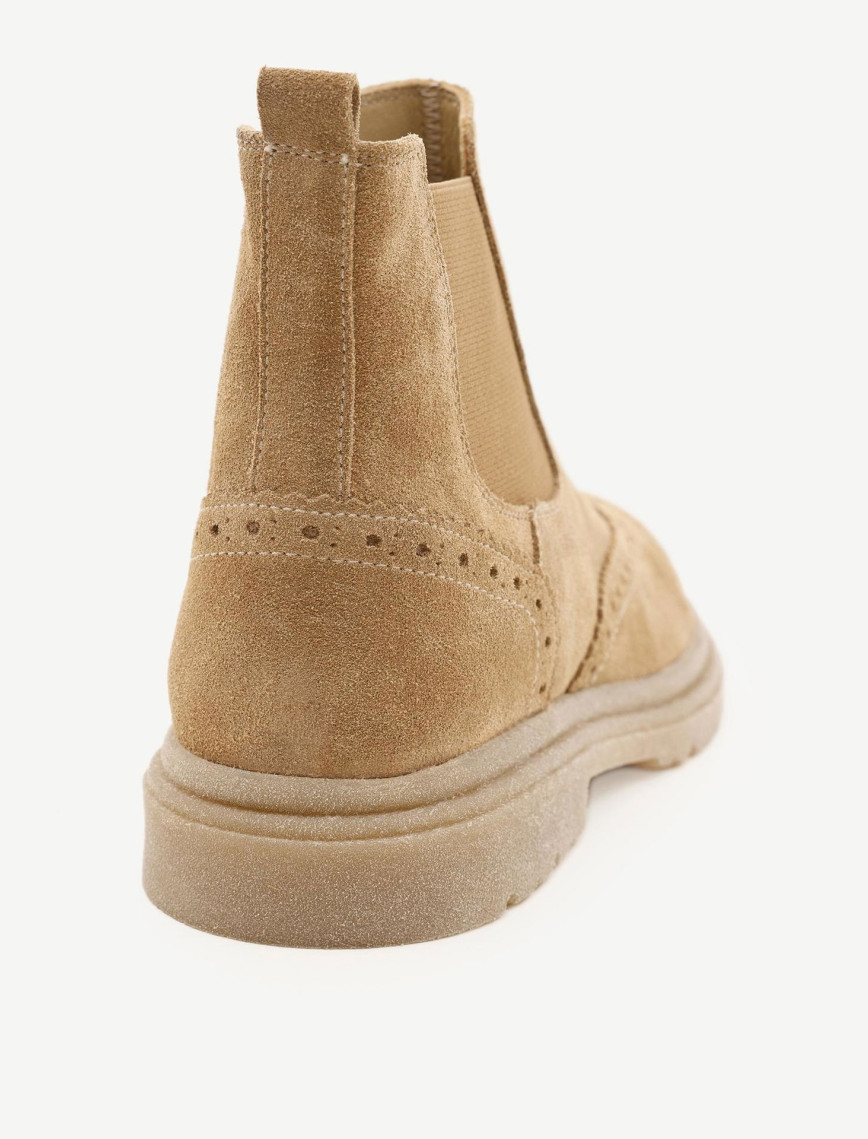 YARGICI Lastikli Süet Deri Bot YARGICI Lastikli Süet Deri Bot