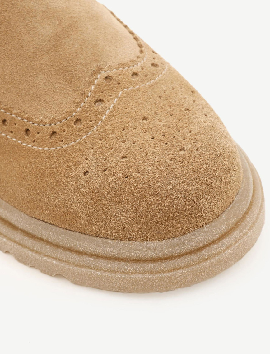 YARGICI Lastikli Süet Deri Bot YARGICI Lastikli Süet Deri Bot