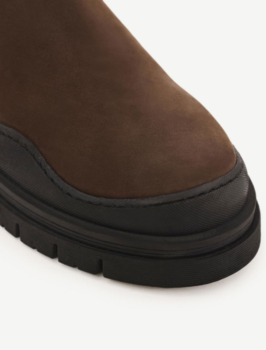 YARGICI Kalın Tabanlı Deri Lastikli Bot YARGICI Kalın Tabanlı Deri Lastikli Bot