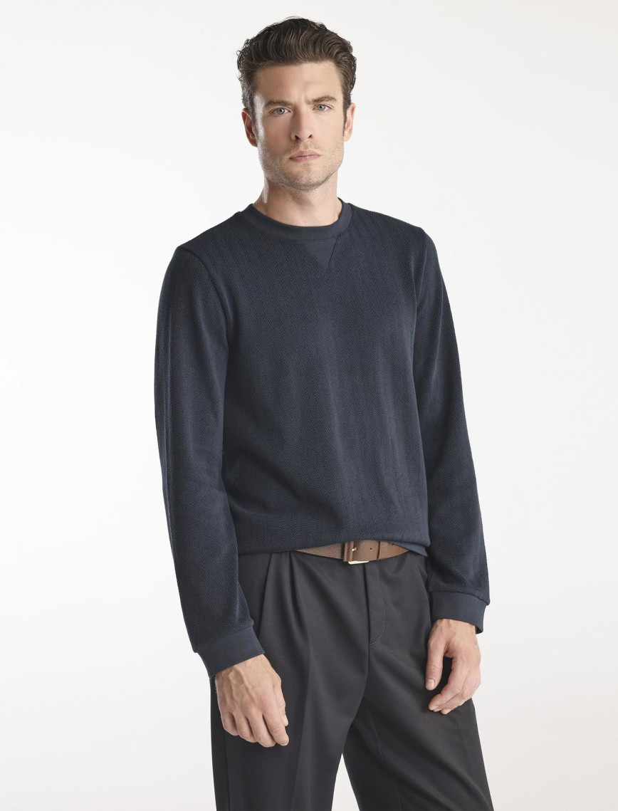 YARGICI Bisiklet Yaka Uzun Kollu Sweatshirt YARGICI Bisiklet Yaka Uzun Kollu Sweatshirt