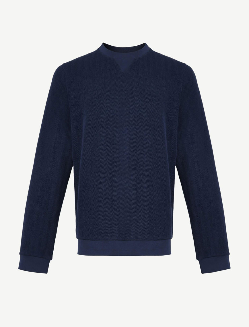 YARGICI Bisiklet Yaka Uzun Kollu Sweatshirt YARGICI Bisiklet Yaka Uzun Kollu Sweatshirt