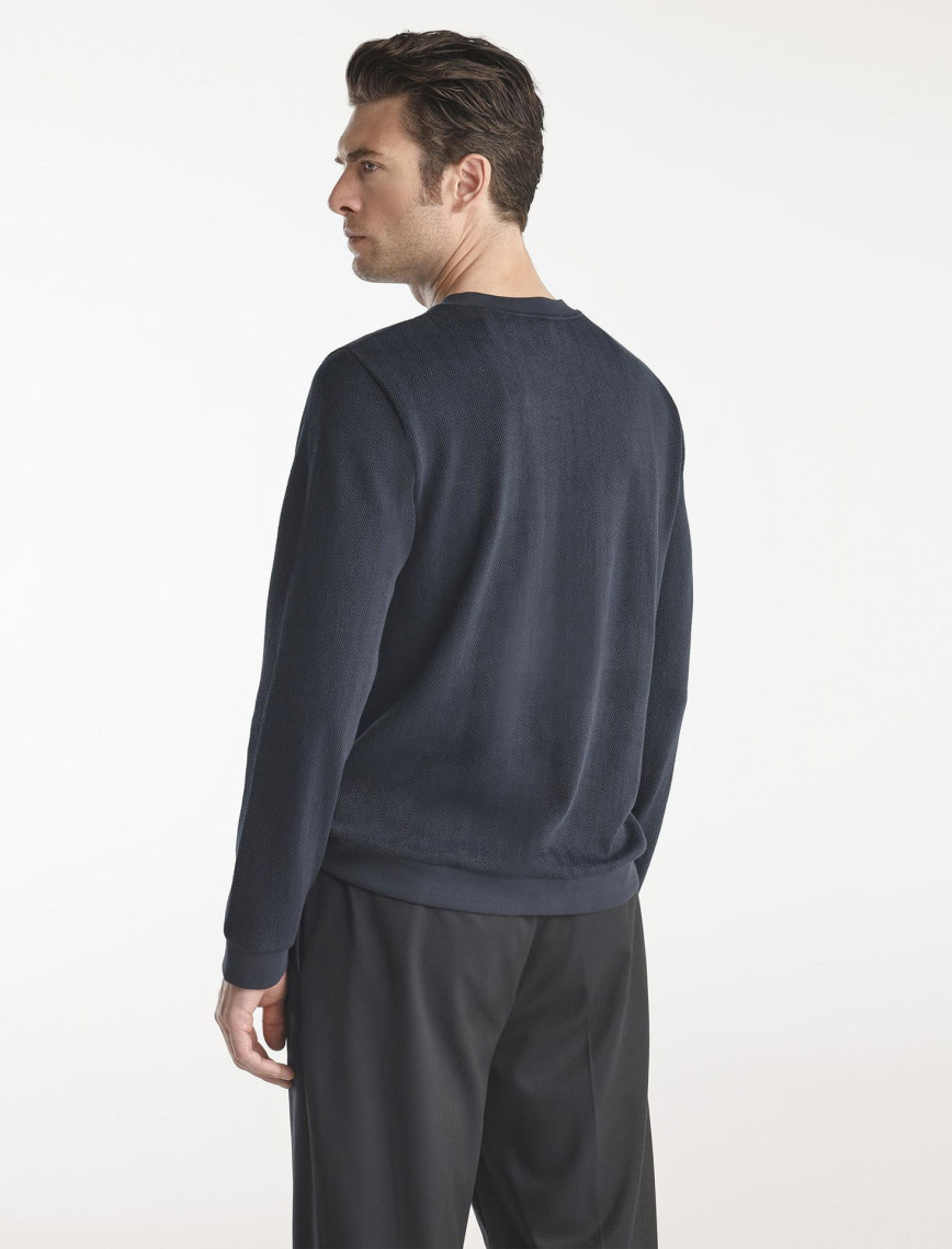 YARGICI Bisiklet Yaka Uzun Kollu Sweatshirt YARGICI Bisiklet Yaka Uzun Kollu Sweatshirt