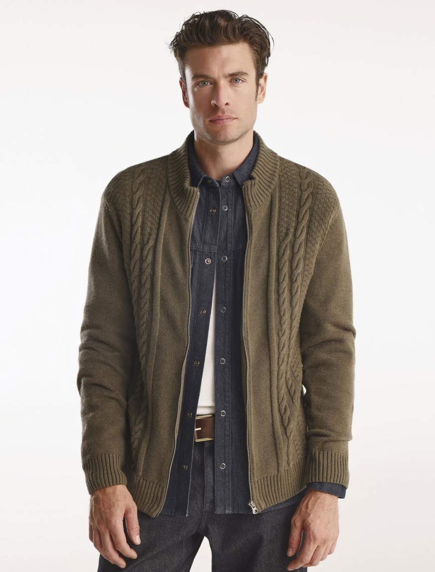 YARGICI Fermuarlı Triko Hırka YARGICI Fermuarlı Triko Hırka