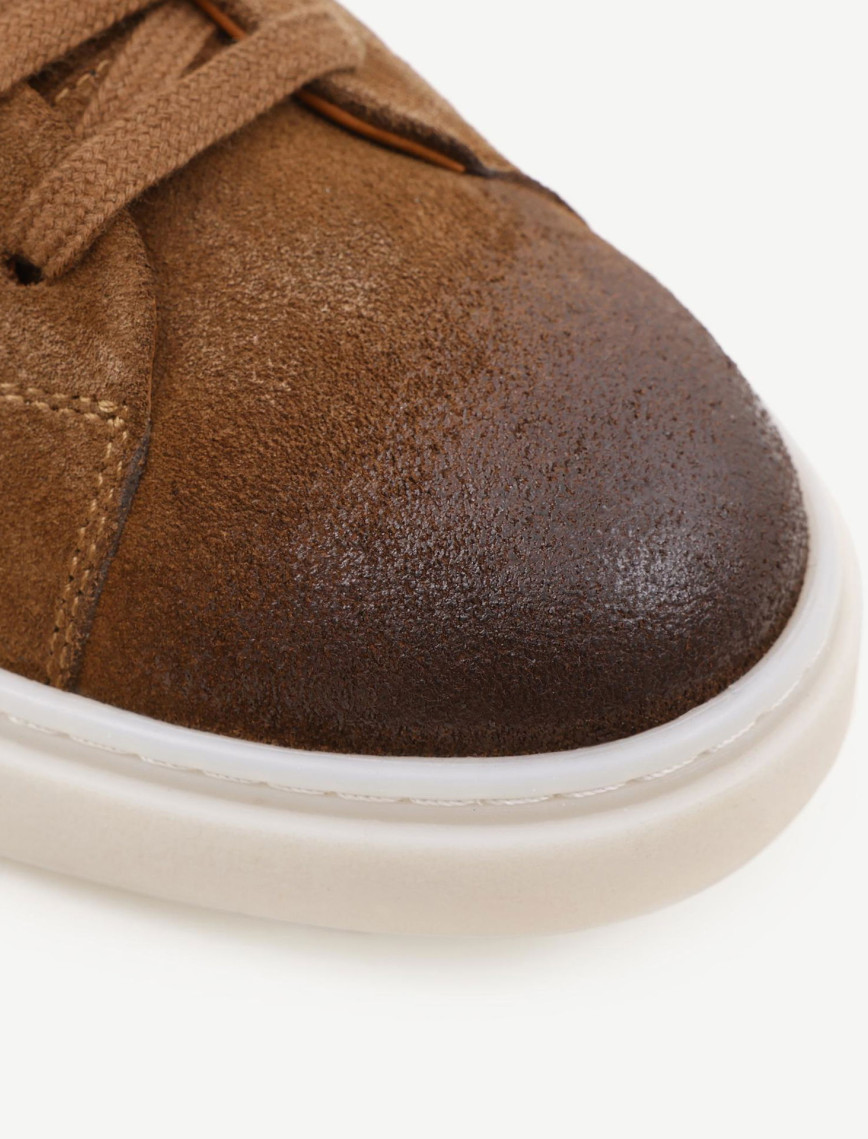 YARGICI Örgü Detaylı Deri Sneakers YARGICI Örgü Detaylı Deri Sneakers