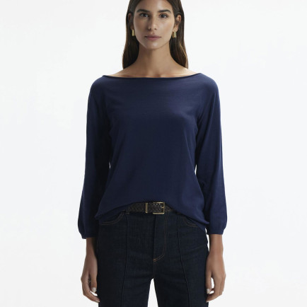 YARGICI Kayık Yaka 3/4 Triko YARGICI Kayık Yaka 3/4 Triko