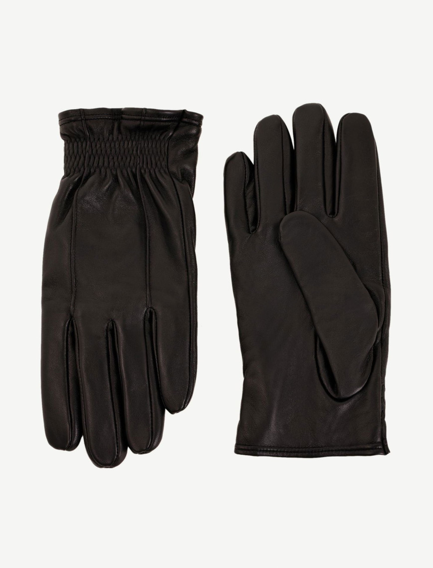 YARGICI Büzgülü Deri Erkek Eldiven YARGICI Büzgülü Deri Erkek Eldiven