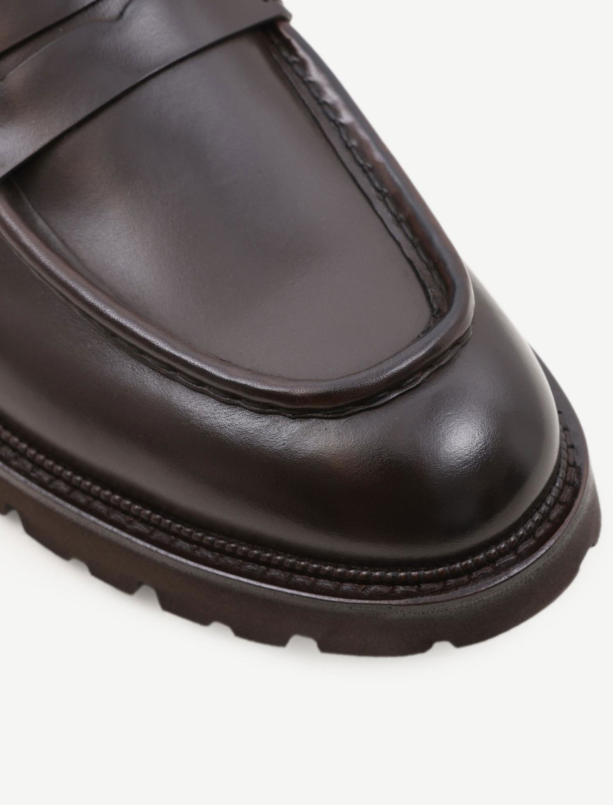 YARGICI Kalın Tabanlı Deri Loafer YARGICI Kalın Tabanlı Deri Loafer