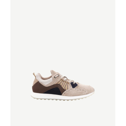 YARGICI Grogren Detaylı Deri Sneaker YARGICI Grogren Detaylı Deri Sneaker