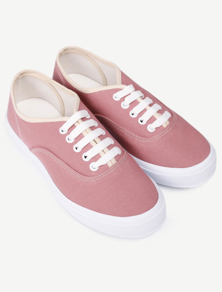 YARGICI Düz Renk Kumaş Sneaker YARGICI Düz Renk Kumaş Sneaker