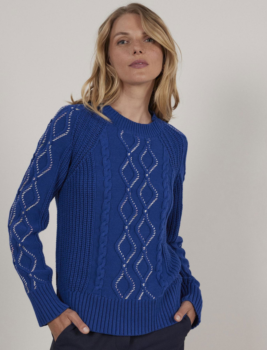 Kontrast Detaylı Triko Kontrast Detaylı Triko