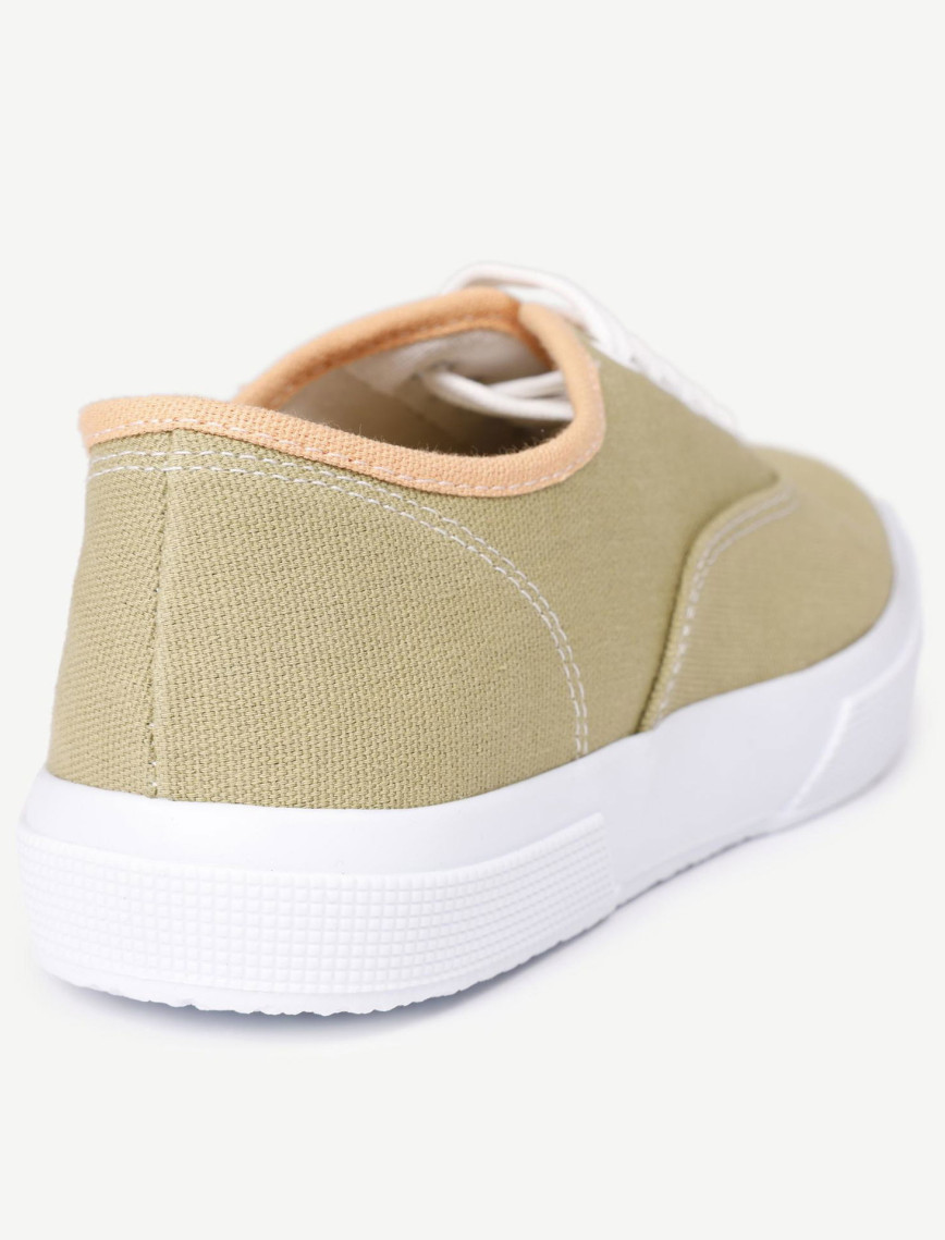 YARGICI Düz Renk Kumaş Sneaker YARGICI Düz Renk Kumaş Sneaker