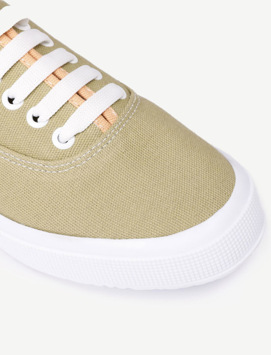 YARGICI Düz Renk Kumaş Sneaker YARGICI Düz Renk Kumaş Sneaker