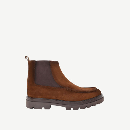 YARGICI Retro Görünümlü Lastikli Deri Bot