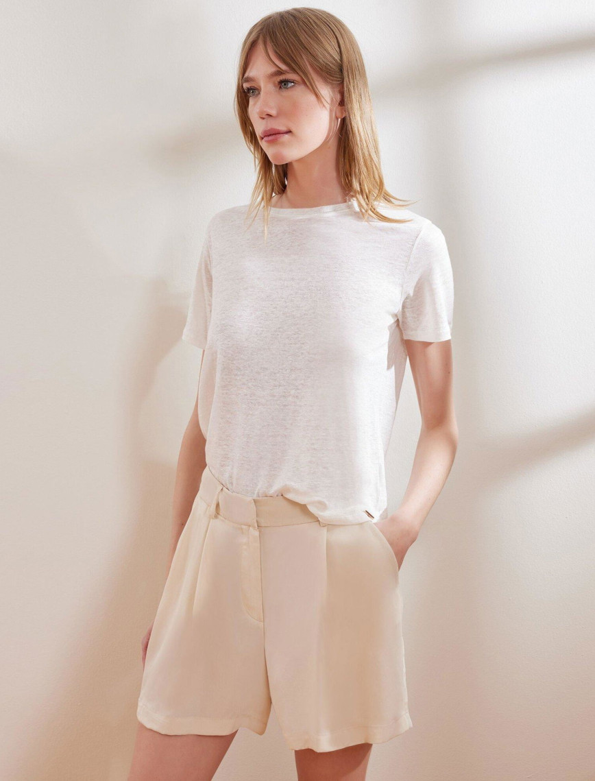 YARGICI Kırma Detaylı Bermuda YARGICI Kırma Detaylı Bermuda