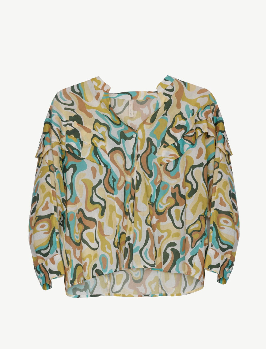 Kırma Detaylı Gömlek Kırma Detaylı Gömlek