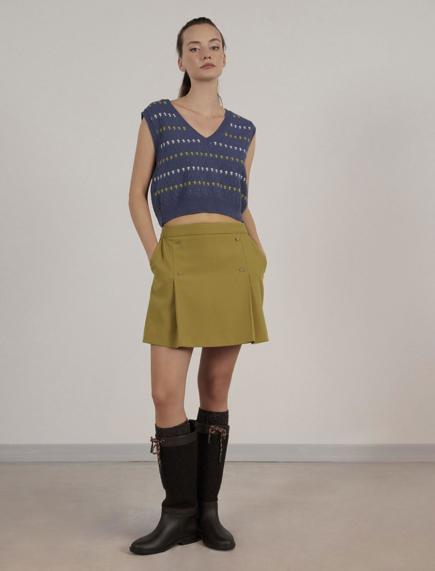 V Yakalı Yelek V Yakalı Yelek