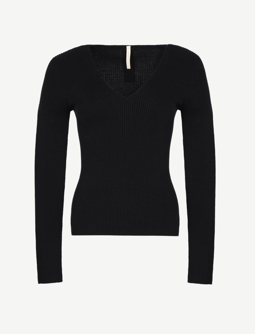 YARGICI V Yakalı Dikişsiz Triko YARGICI V Yakalı Dikişsiz Triko