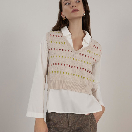 V Yakalı Yelek V Yakalı Yelek