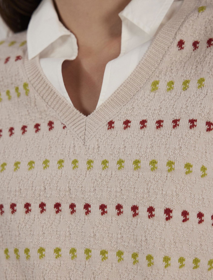 V Yakalı Yelek V Yakalı Yelek