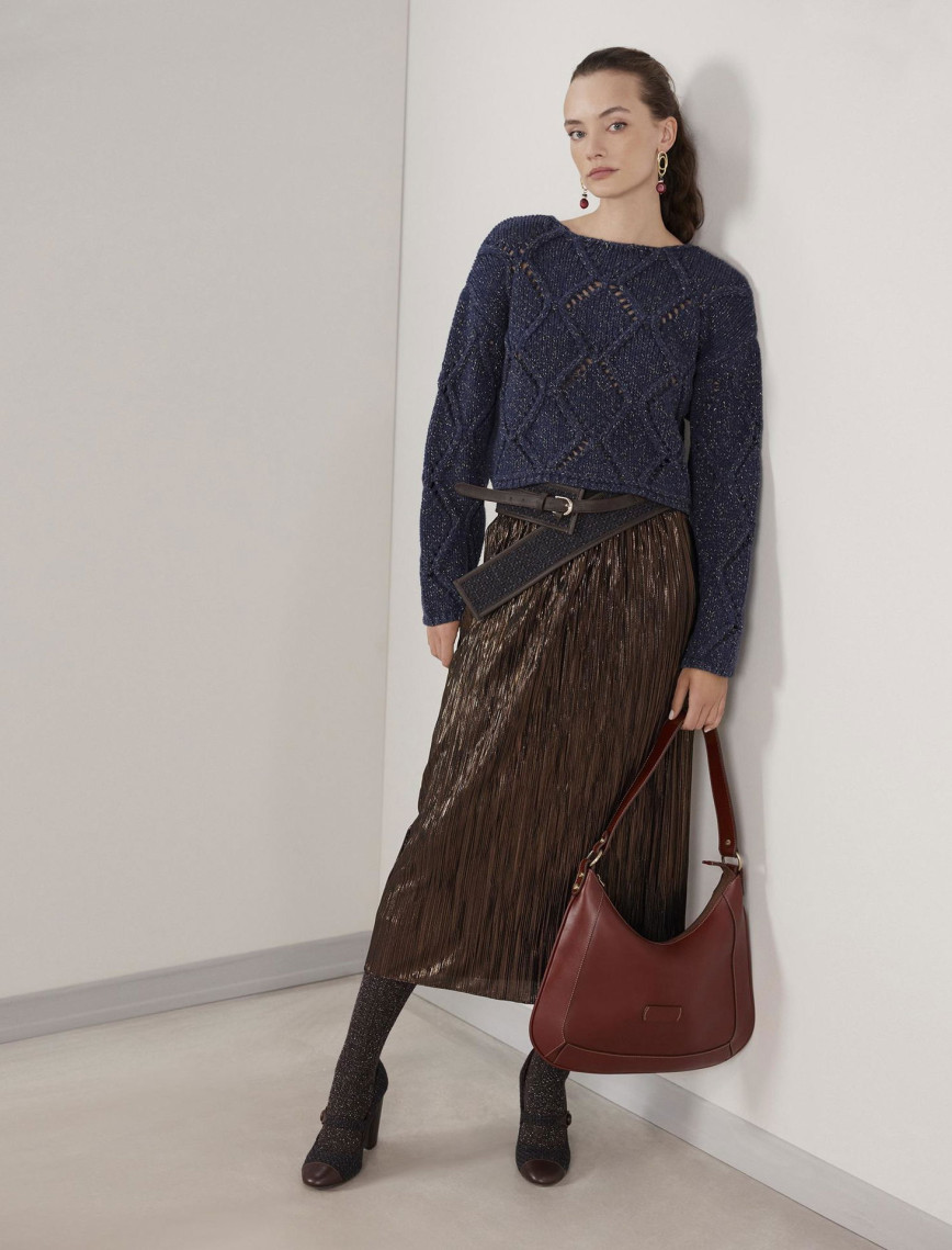 Uzun Kollu Bisiklet Yakalı Triko Uzun Kollu Bisiklet Yakalı Triko