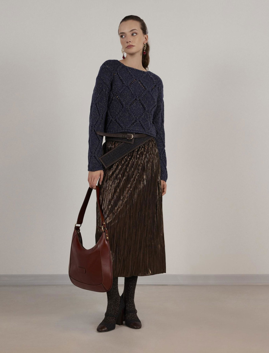 Uzun Kollu Bisiklet Yakalı Triko Uzun Kollu Bisiklet Yakalı Triko