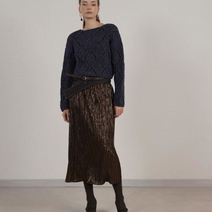 Uzun Kollu Bisiklet Yakalı Triko Uzun Kollu Bisiklet Yakalı Triko