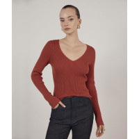 YARGICI V Yakalı Dikişsiz Triko YARGICI V Yakalı Dikişsiz Triko