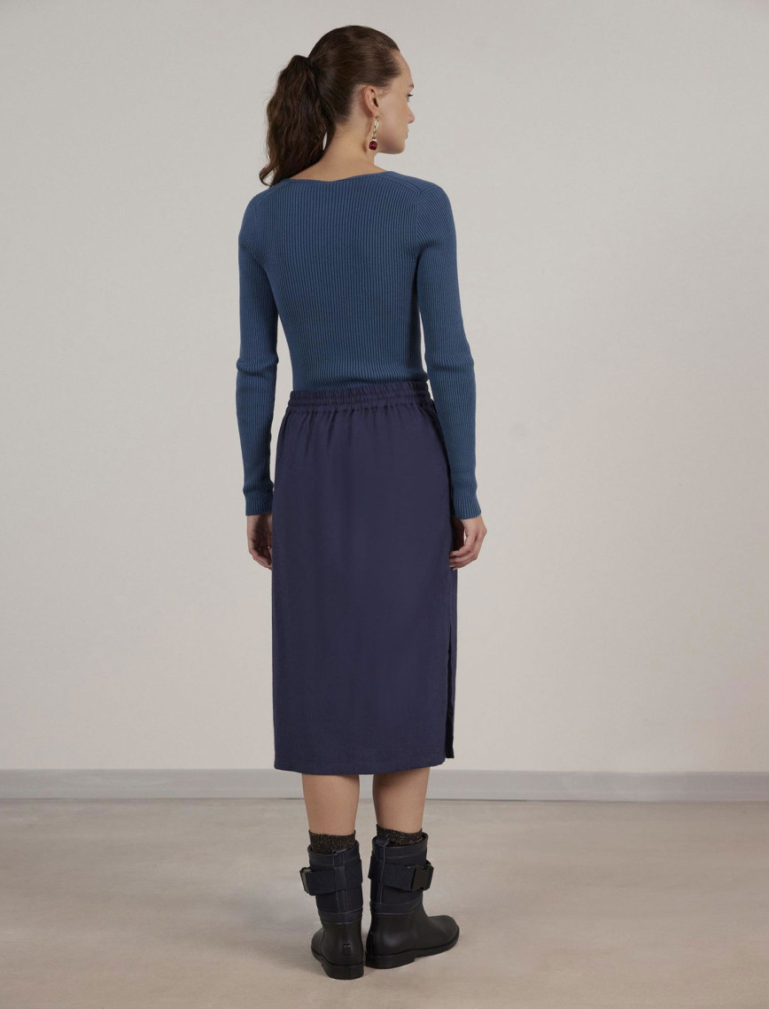 YARGICI V Yakalı Dikişsiz Triko YARGICI V Yakalı Dikişsiz Triko