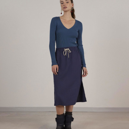 YARGICI V Yakalı Dikişsiz Triko YARGICI V Yakalı Dikişsiz Triko