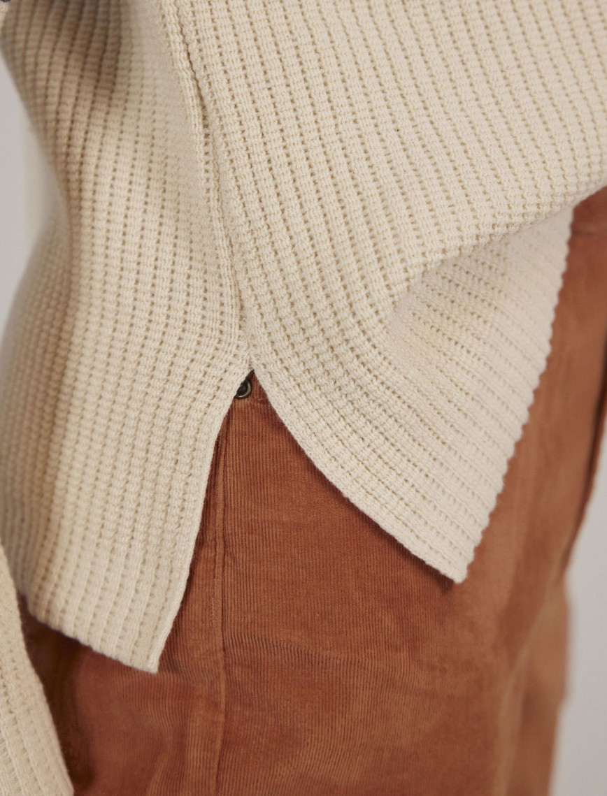 YARGICI Yırtmaç Detaylı Kazak YARGICI Yırtmaç Detaylı Kazak