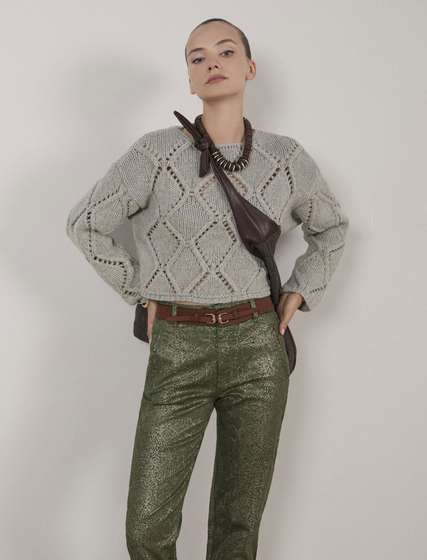 YARGICI Uzun Kollu Bisiklet Yakalı Triko YARGICI Uzun Kollu Bisiklet Yakalı Triko