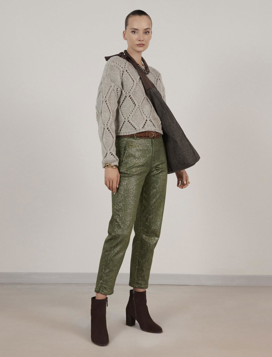 YARGICI Uzun Kollu Bisiklet Yakalı Triko YARGICI Uzun Kollu Bisiklet Yakalı Triko