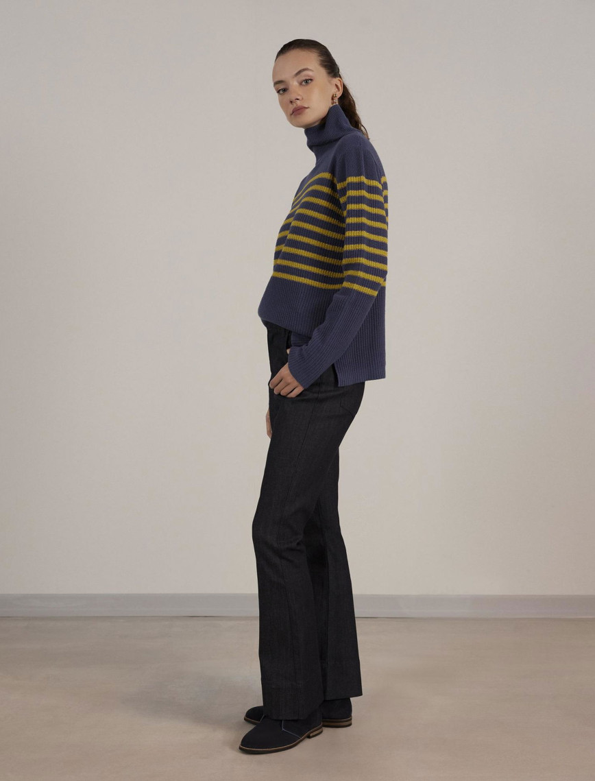 YARGICI Yırtmaç Detaylı Kazak YARGICI Yırtmaç Detaylı Kazak