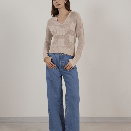 YARGICI Kemer Detaylı Denim Pantolon YARGICI Kemer Detaylı Denim Pantolon