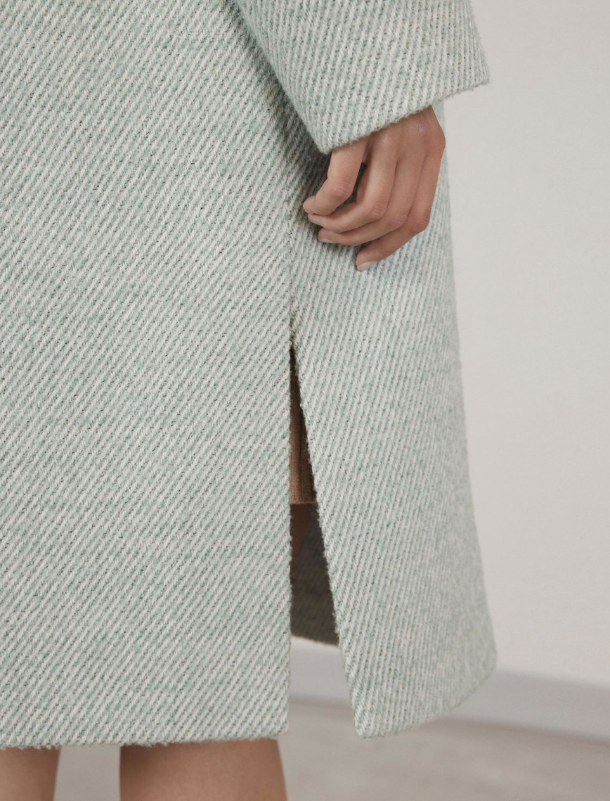 YARGICI Yırtmaç Detaylı Palto YARGICI Yırtmaç Detaylı Palto