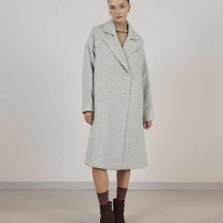 YARGICI Yırtmaç Detaylı Palto YARGICI Yırtmaç Detaylı Palto