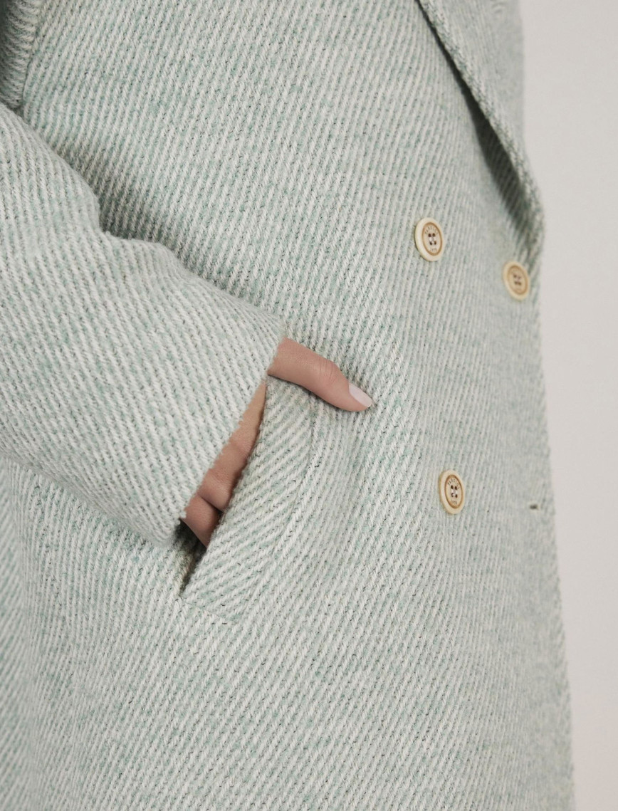 YARGICI Yırtmaç Detaylı Palto YARGICI Yırtmaç Detaylı Palto