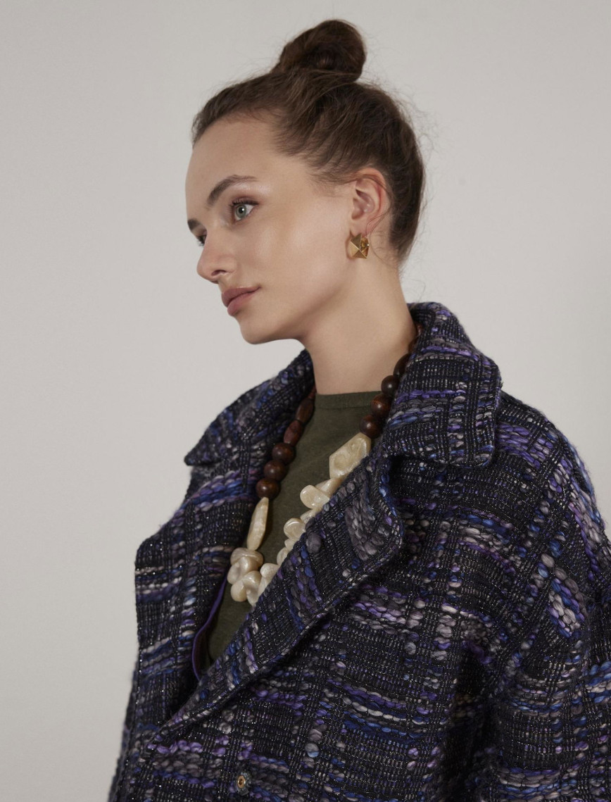 YARGICI Geniş Yaka Palto YARGICI Geniş Yaka Palto