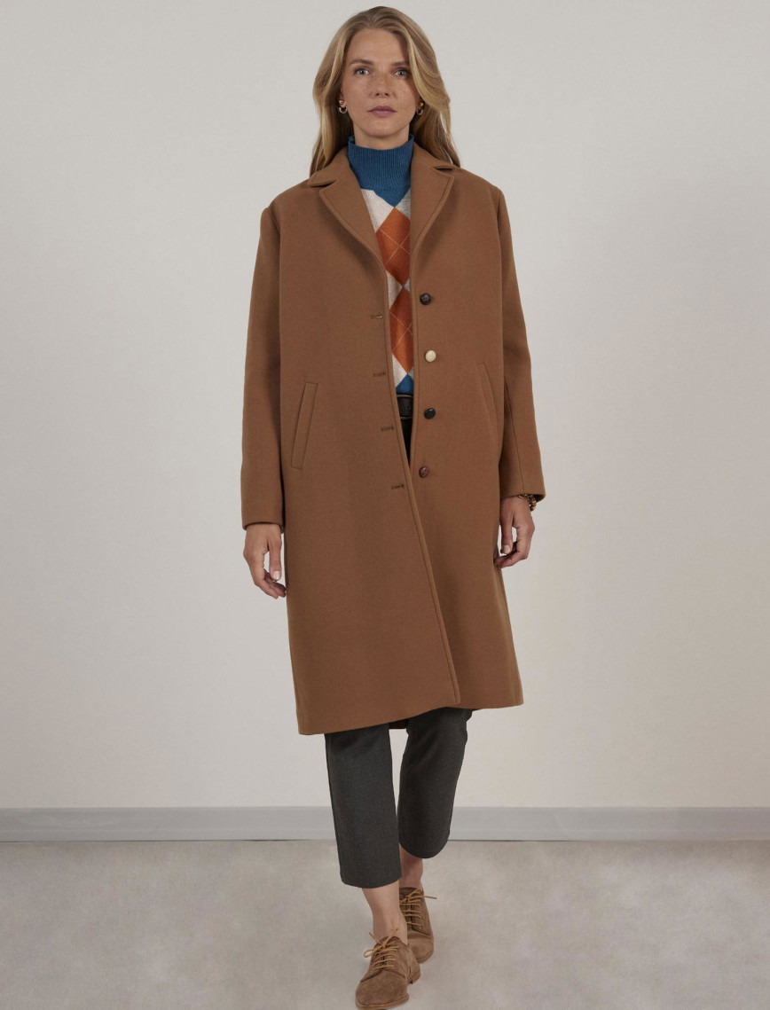 YARGICI Düğme Detaylı Palto YARGICI Düğme Detaylı Palto